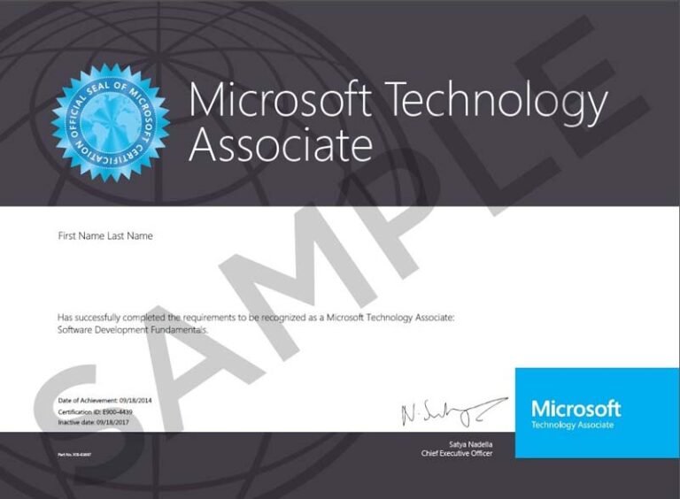 MTA-Certification